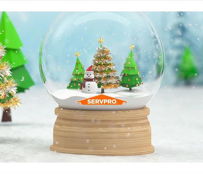 SERVPRO Holiday snow globe